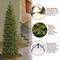 9ft. Unlit North Valley™ Spruce Pencil Slim Artificial Christmas Tree